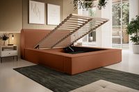 Designer Polsterbett Fatima mit Stauraum