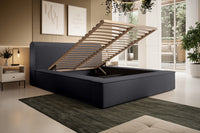 Designer Polsterbett Fatima mit Stauraum