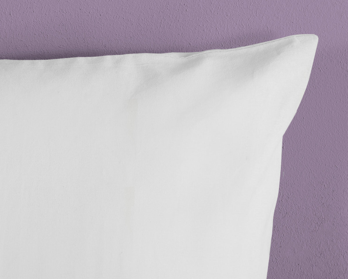 HIP Satin-Bettwäsche „Uni Weiß“ – Luxuriöse Schlichtheit