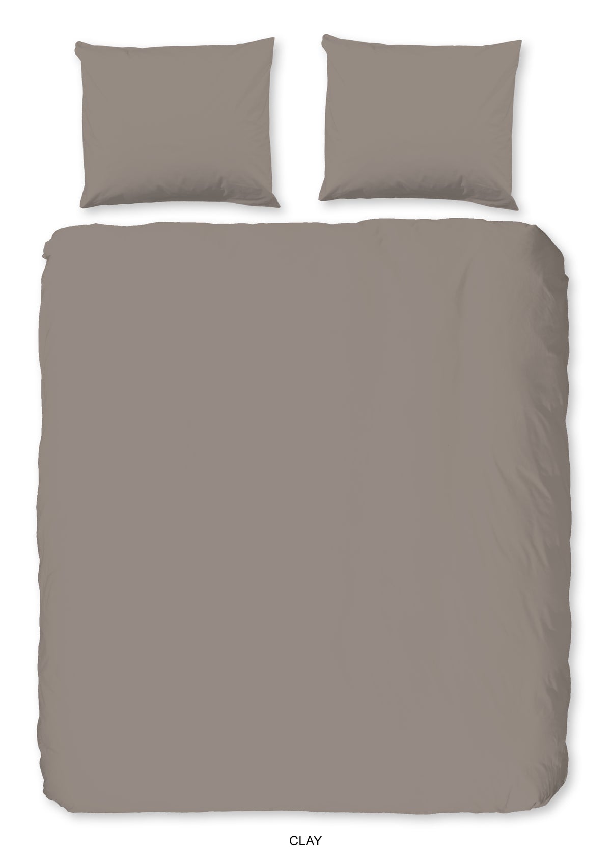 HIP Satin-Bettwäsche „Uni Taupe“ – Luxuriöse Schlichtheit