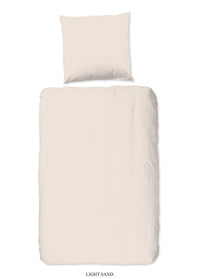 HIP Satin-Bettwäsche „Uni Sand“ – Schlichte Eleganz