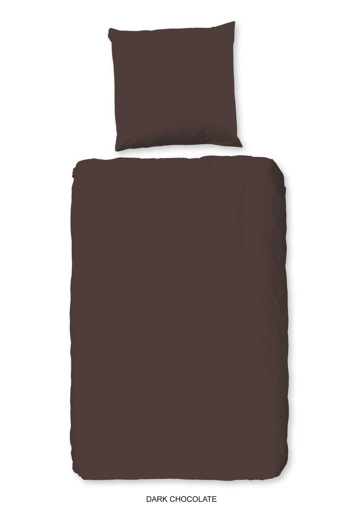 Hüft -Satin -Bettdecke - Brown - Rits