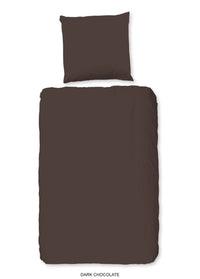 Hüft -Satin -Bettdecke - Brown - Rits