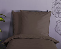 Hüft -Satin -Bettdecke - Brown - Rits