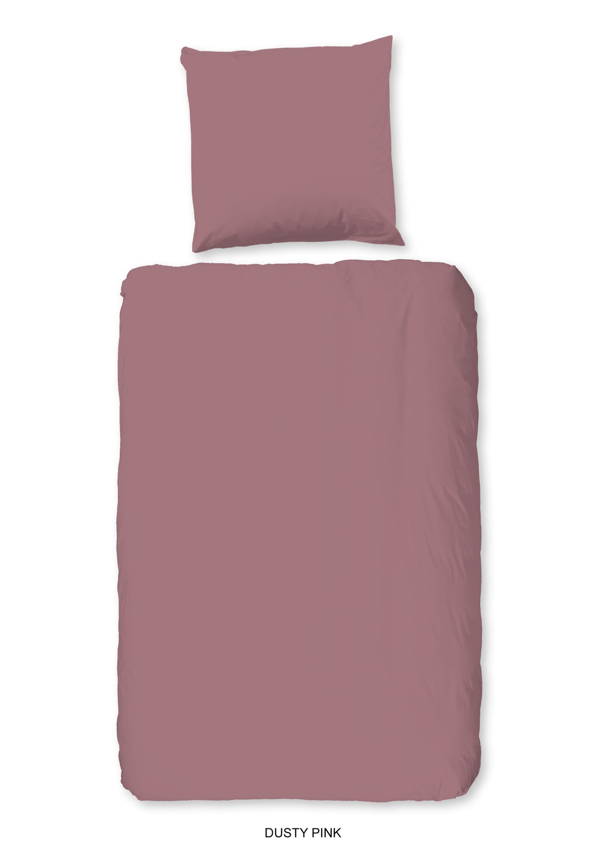 Hüft -Satin -Bettdecke - rosa - Rits