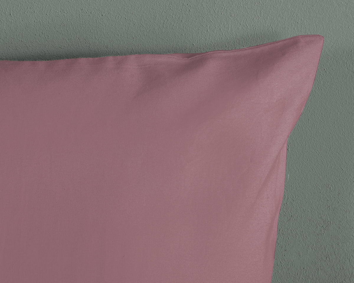 Hüft -Satin -Bettdecke - rosa - Rits