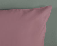 Hüft -Satin -Bettdecke - rosa - Rits