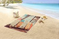 BeachTowel Poly Velours Guten Morgen Multi - Gesloten