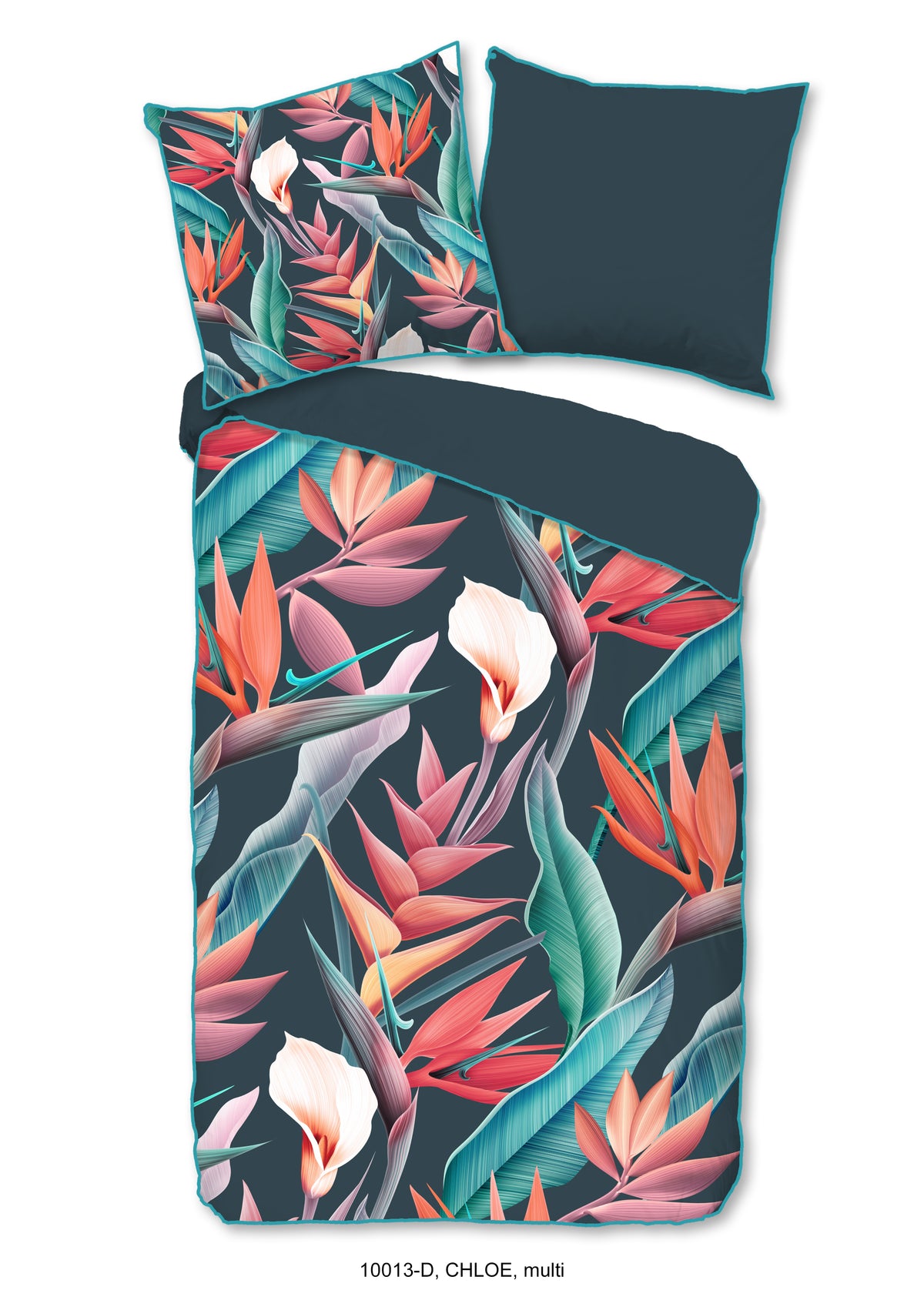 Descanso Satin Bettdecke "Chloe" - Multi - Rits