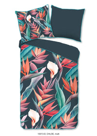 Descanso Satin Bettdecke "Chloe" - Multi - Rits