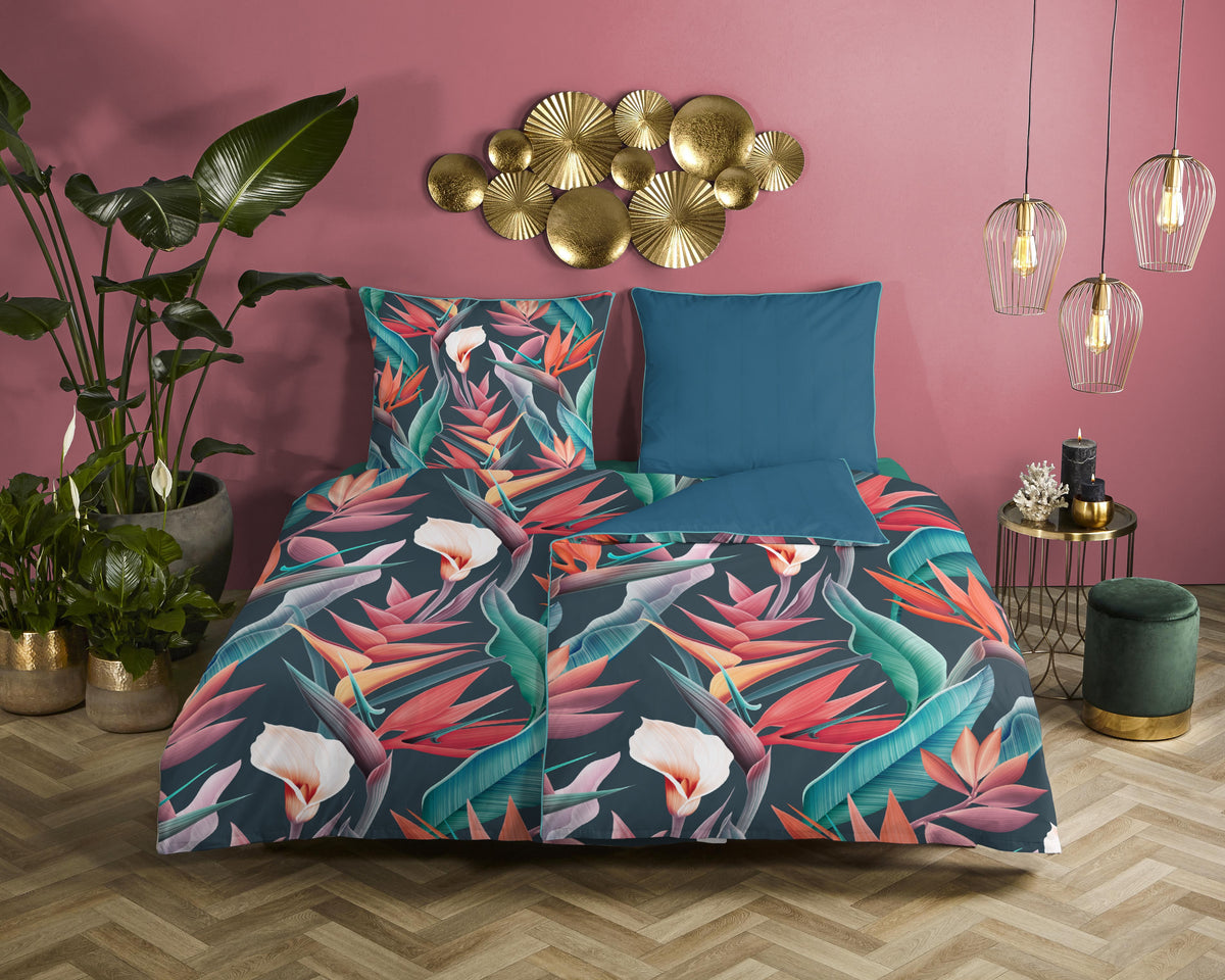 Descanso Satin Bettdecke "Chloe" - Multi - Rits