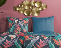 Descanso Satin Bettdecke "Chloe" - Multi - Rits