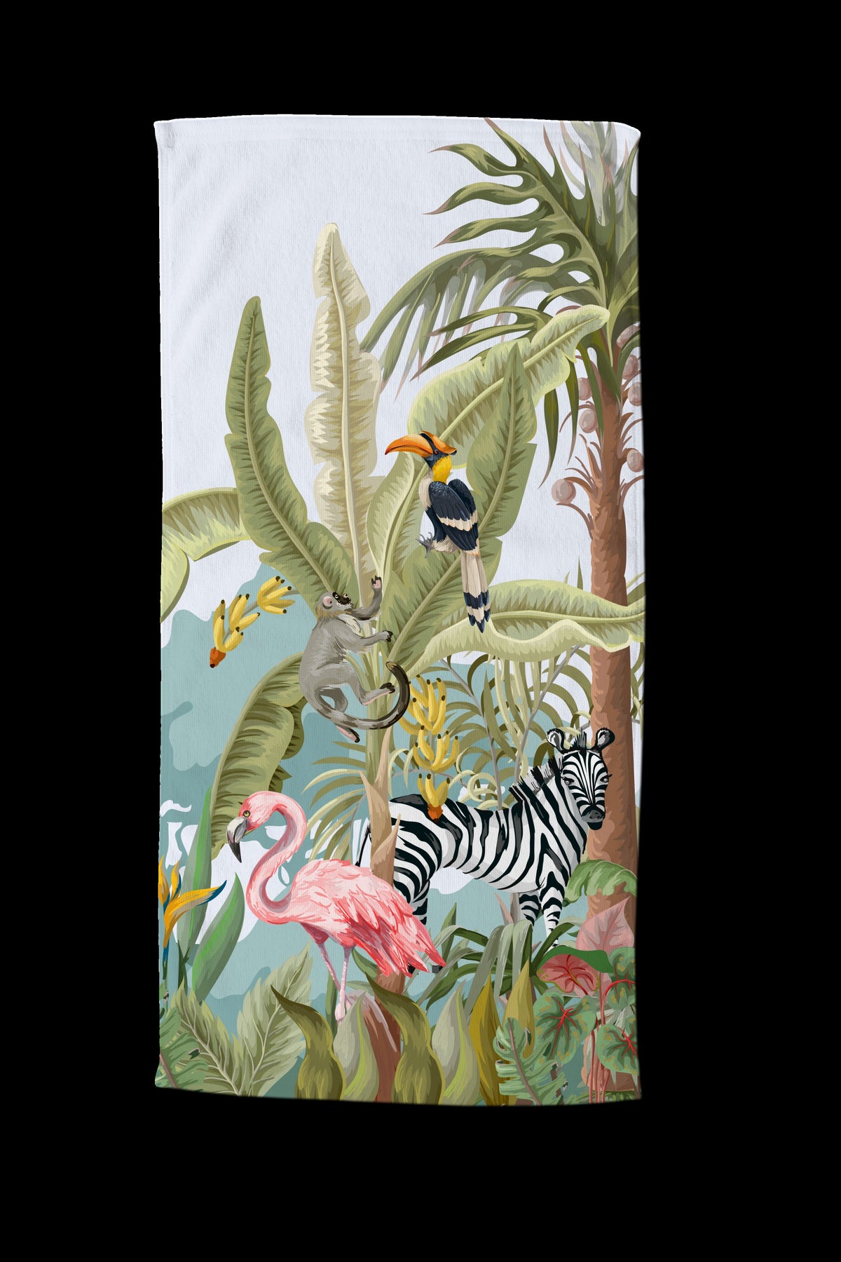 BeachTowel Poly Velours Kinder Guten Morgen Multi - Gesloten