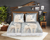 Guten Morgen Flanellen Duvet Cover "Julian" - Grau - Rits