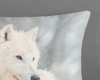 Guten Morgen Flanellen Duvet Cover "Julian" - Grau - Rits