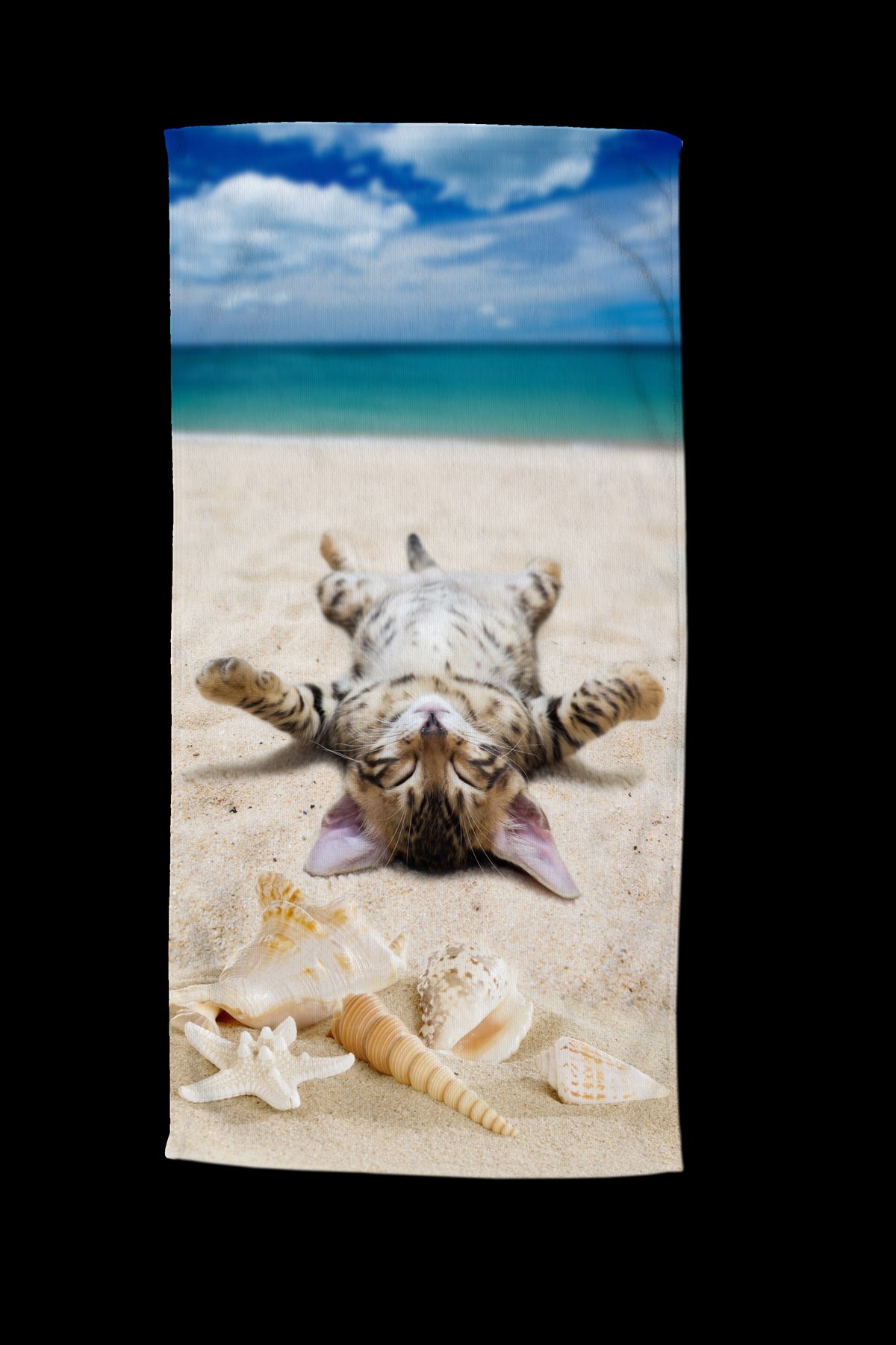 BeachTowel Poly Velours Kinder Guten Morgen Multi - Gesloten