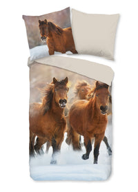 Guten Morgen Flanellen Kinderbecher Deckung "Ponys" - Multi - Rits