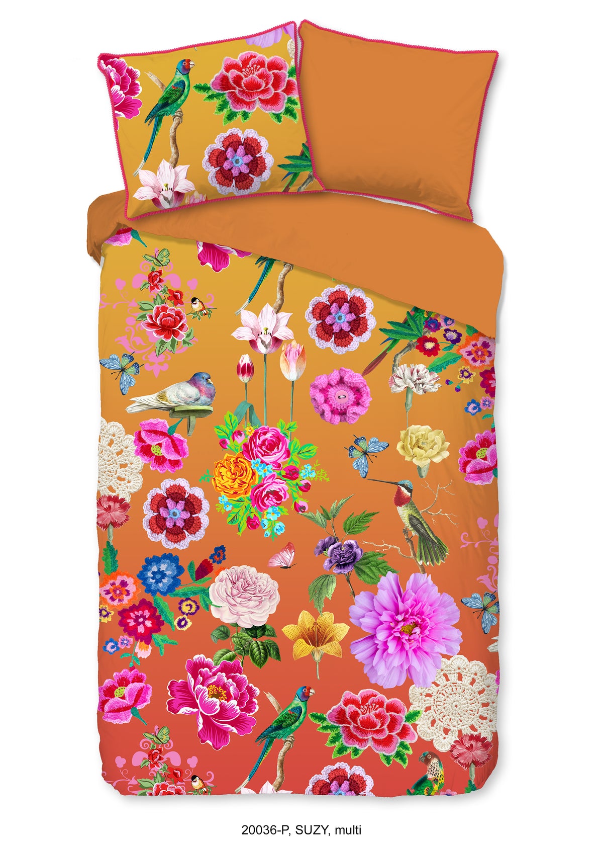 Glück Percale Duvet Cover "Suzy" - Multi - Dubbele instopflap