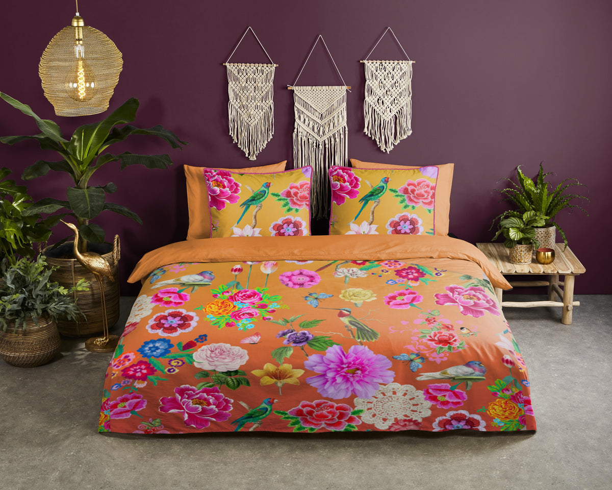 Glück Percale Duvet Cover "Suzy" - Multi - Dubbele instopflap