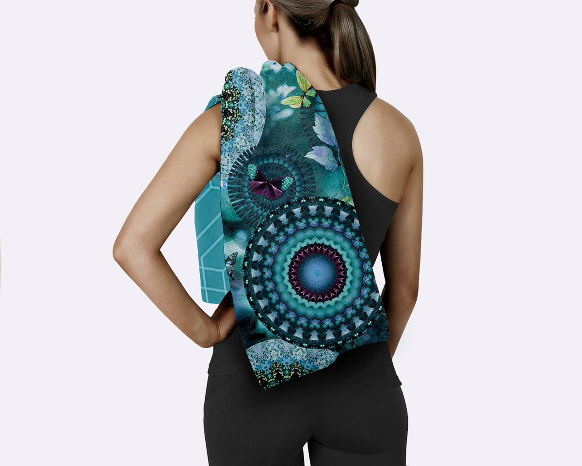 BeachTowel Sport & Travel Polyvelvet Hip Benzin - Gesloten