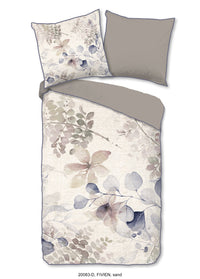 Descanso Satin Bettdecke "Fivien" - Sand - Rits