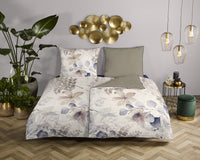 Descanso Satin Bettdecke "Fivien" - Sand - Rits