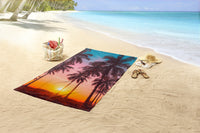 BeachTowel Poly Velours Guten Morgen Multi - Gesloten