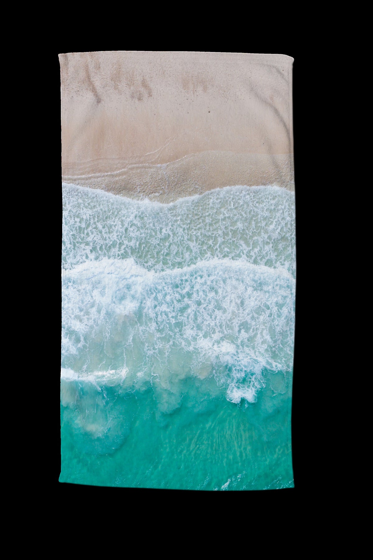 BeachTowel Poly Velours Guten Morgen Multi - Gesloten