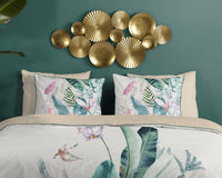 Descanso Satin Duvet Cover "Verdi" - Multi - Dubbele instopflap
