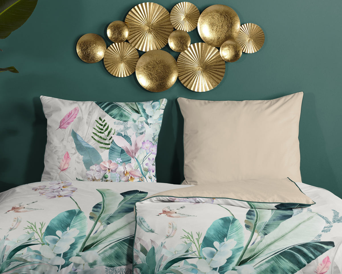 Descanso Satin Duvet Cover "Verdi" - Multi - Rits