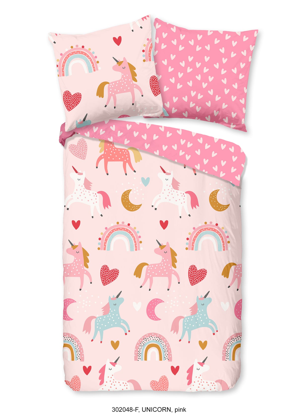 Guten Morgen Flanellen Kinderbecher Deckung "Unicorn" - Pink - Rits