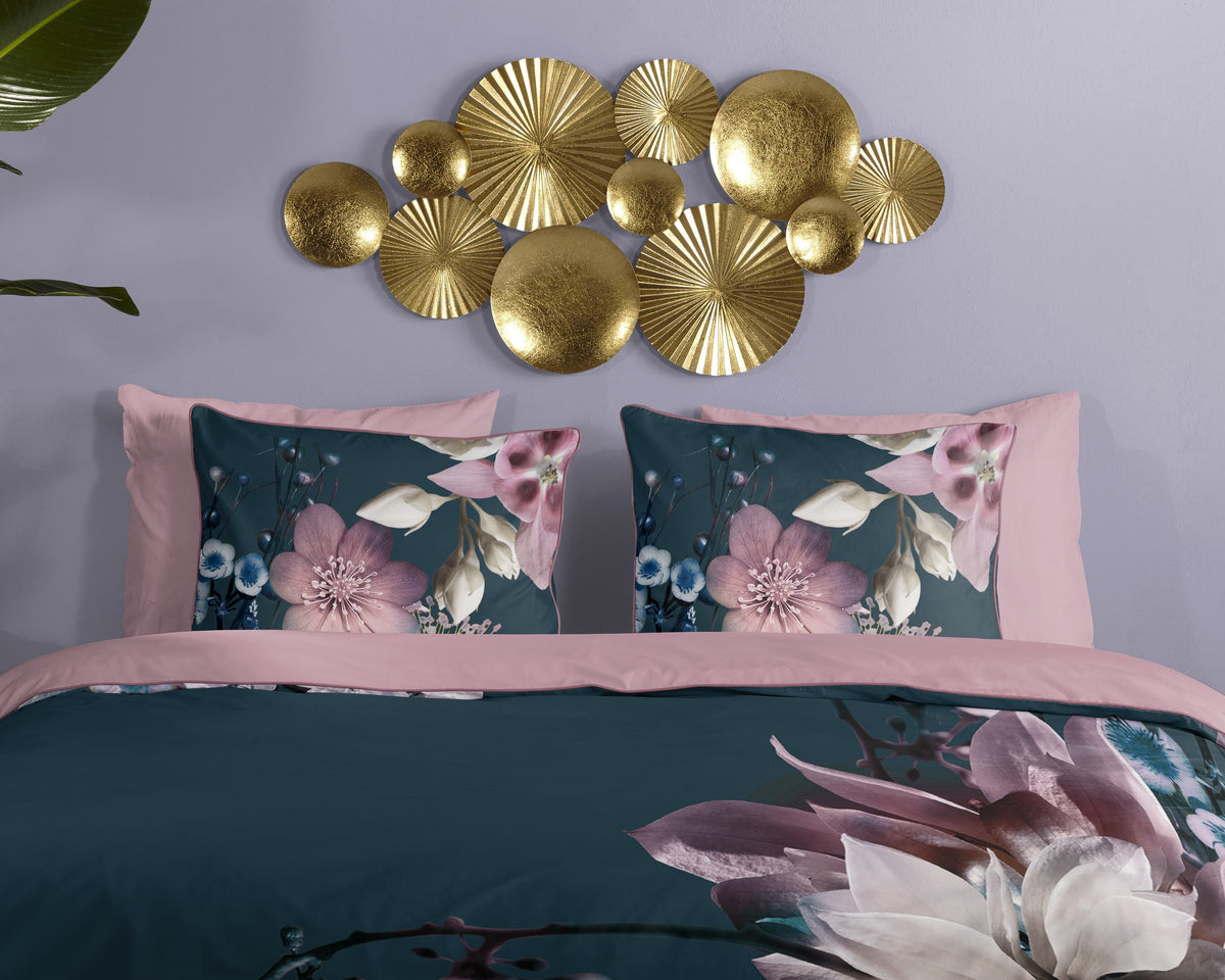 Descanso Satin Duvet Cover "Guana" - Multi - Dubbele instopflap