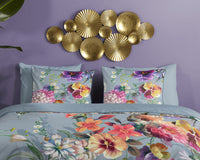 Descanso Satin Duvet Cover "Novara" - Grau - Dubbele instopflap