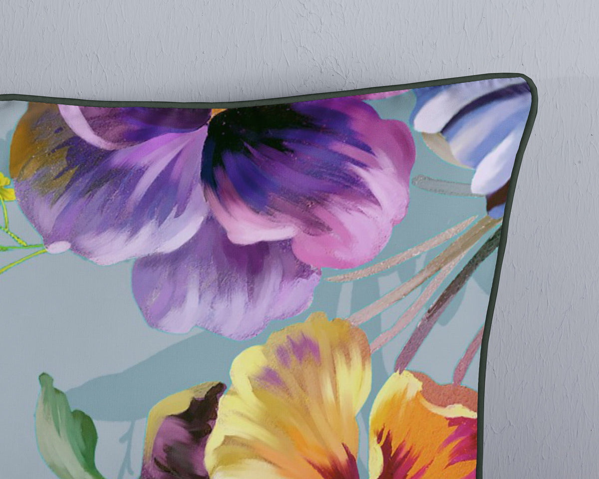 Descanso Satin Duvet Cover "Novara" - Grau - Dubbele instopflap