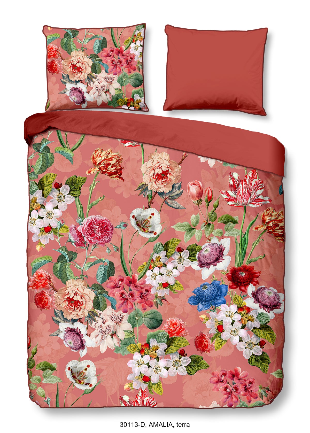 Descanso Satin Duvet Cover "Amalia" - Terra - Dubbele instopflap