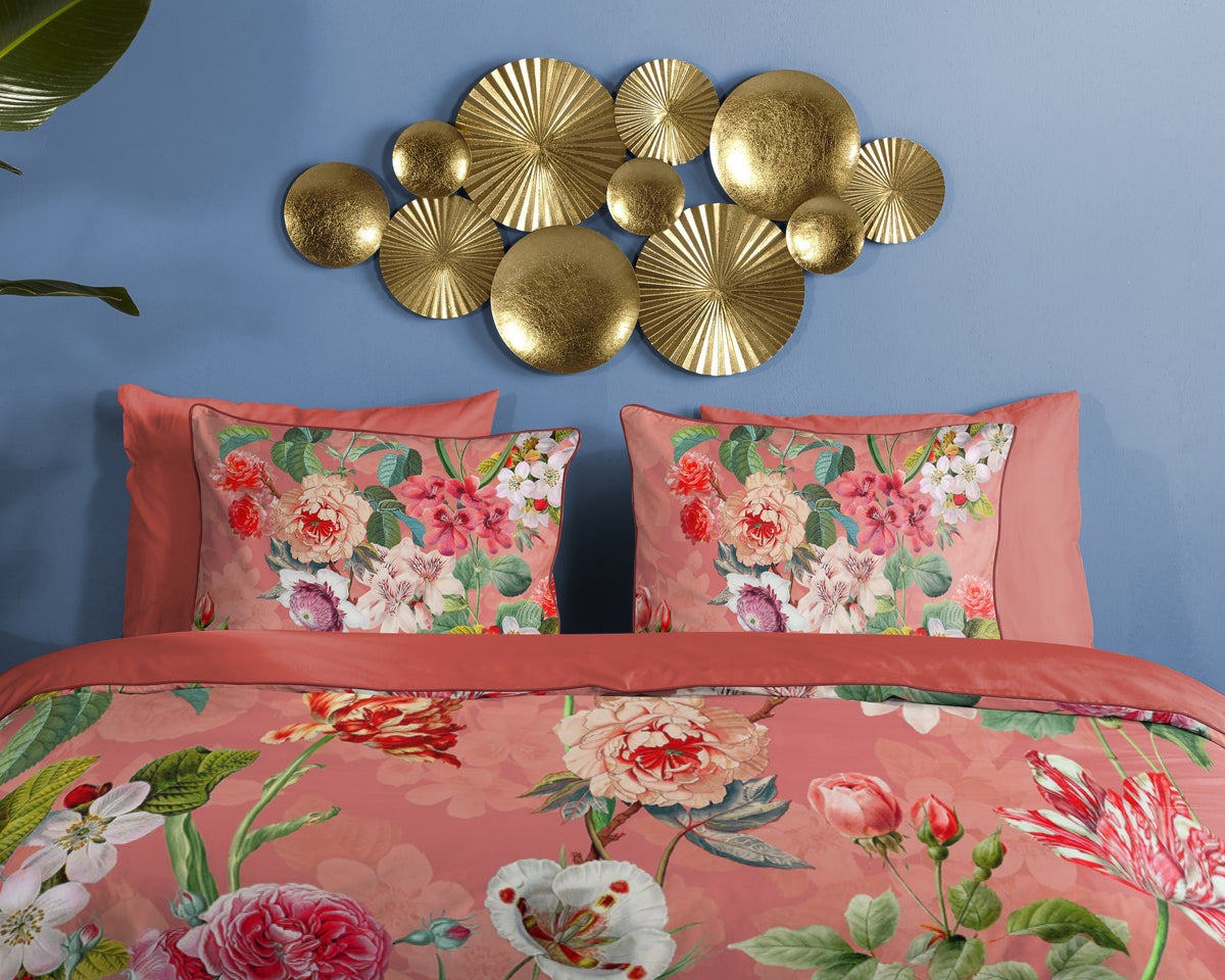 Descanso Satin Duvet Cover "Amalia" - Terra - Dubbele instopflap