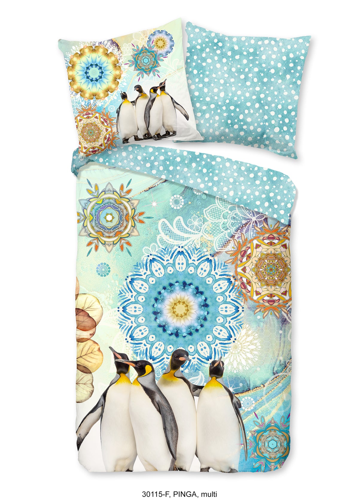 Hip Flanellen Duvet Cover "Pinga" - Multi - Rits