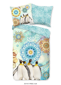 Hip Flanellen Duvet Cover "Pinga" - Multi - Rits