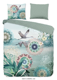 Hip Satin Duvet Cover "Kimora" - Multi - Dubbele instopflap