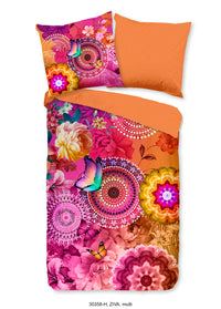 Hip Satin Duvet Cover "Ziva" - Multi - Rits