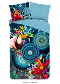 Hip Satin Duvet Cover "Cailani" - Multi - Dubbele instopflap