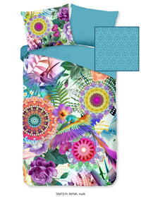 Hip Satin Duvet Cover "Aviva" - Multi - Rits