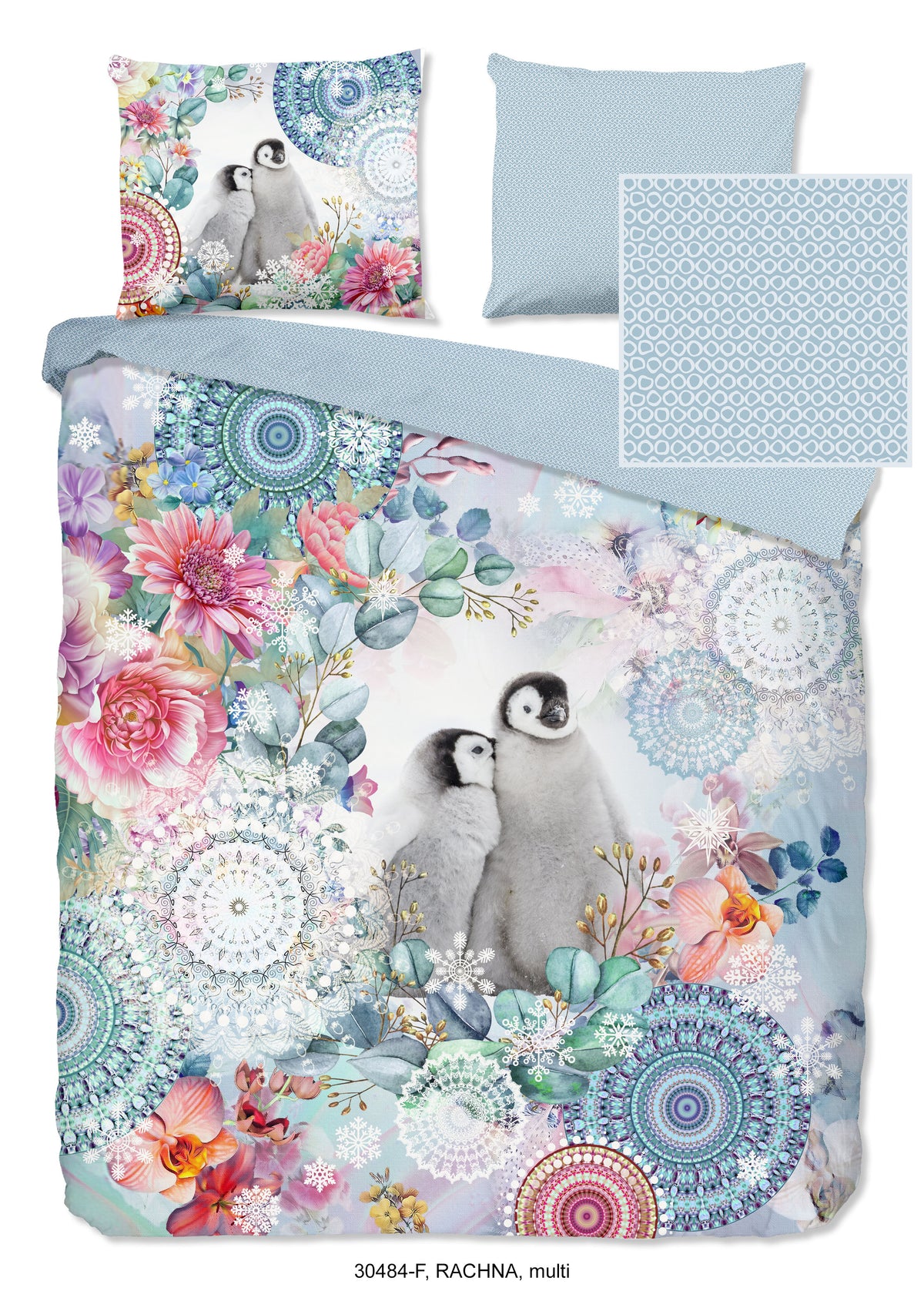 Hip Flanellen Duvet Cover "Rachna" - Multi - Dubbele instopflap