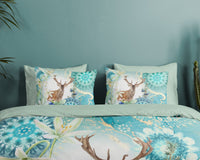Hip Satin Duvet Cover "Xela" - Multi - Dubbele instopflap