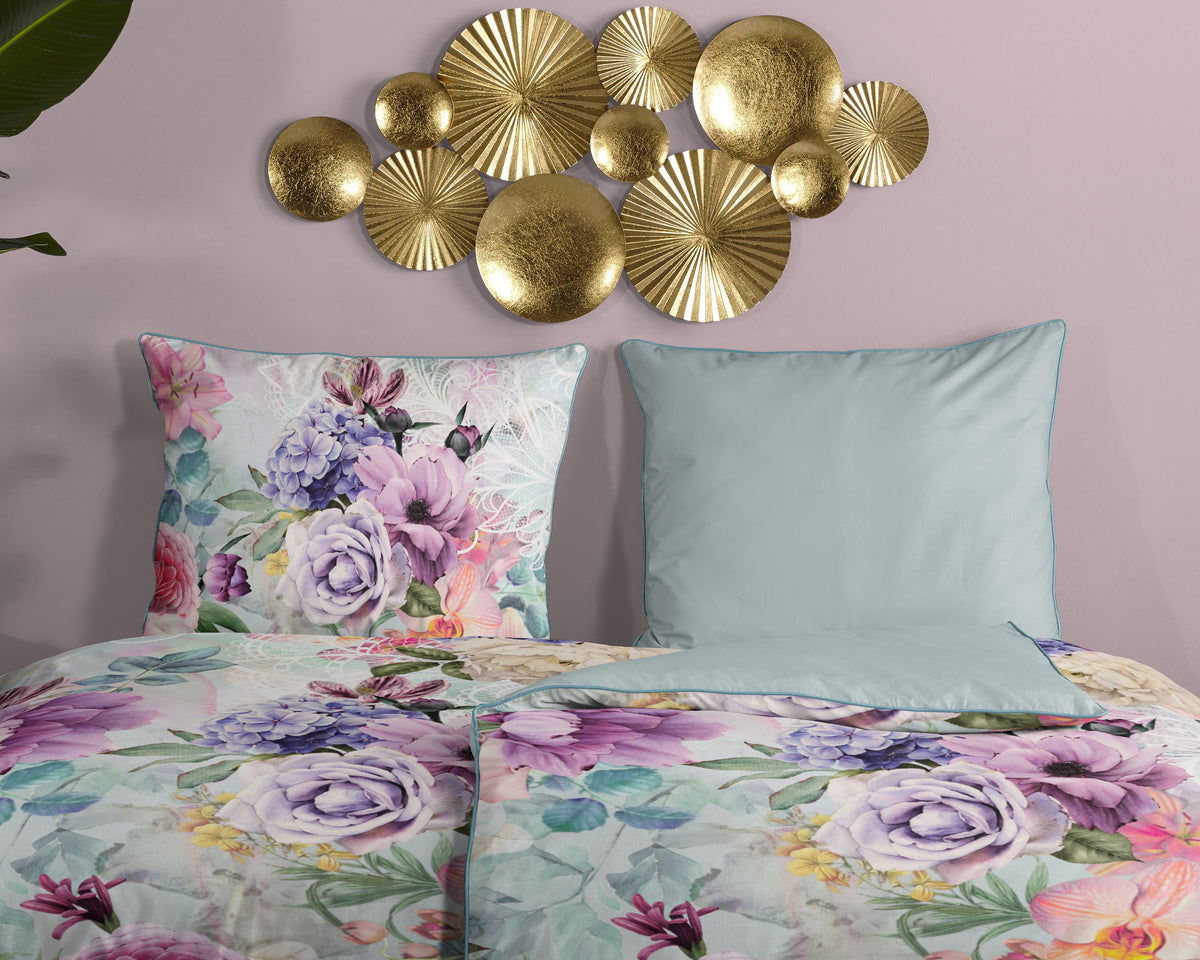 Descanso Satin Bettdecke "Anamin" - Multi - Rits