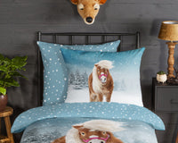 Guten Morgen Flanellen Children's Cupbed Cover "Sweet" - Multi - Rits