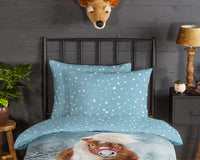 Guten Morgen Flanellen Duvet Cover "Sweet" - Multi - Rits
