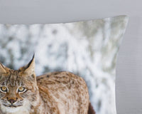 Guten Morgen Flanelled Bettbedeckung "Lynx" - Grau - Dubbele instopflap