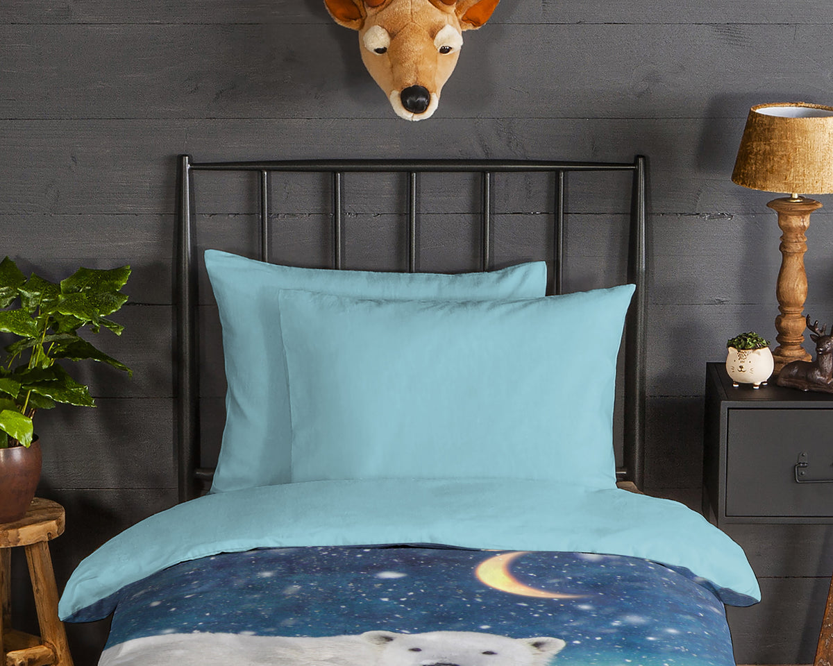 Guten Morgen Flanellen Duvet Cover "Polar" - Multi - Rits