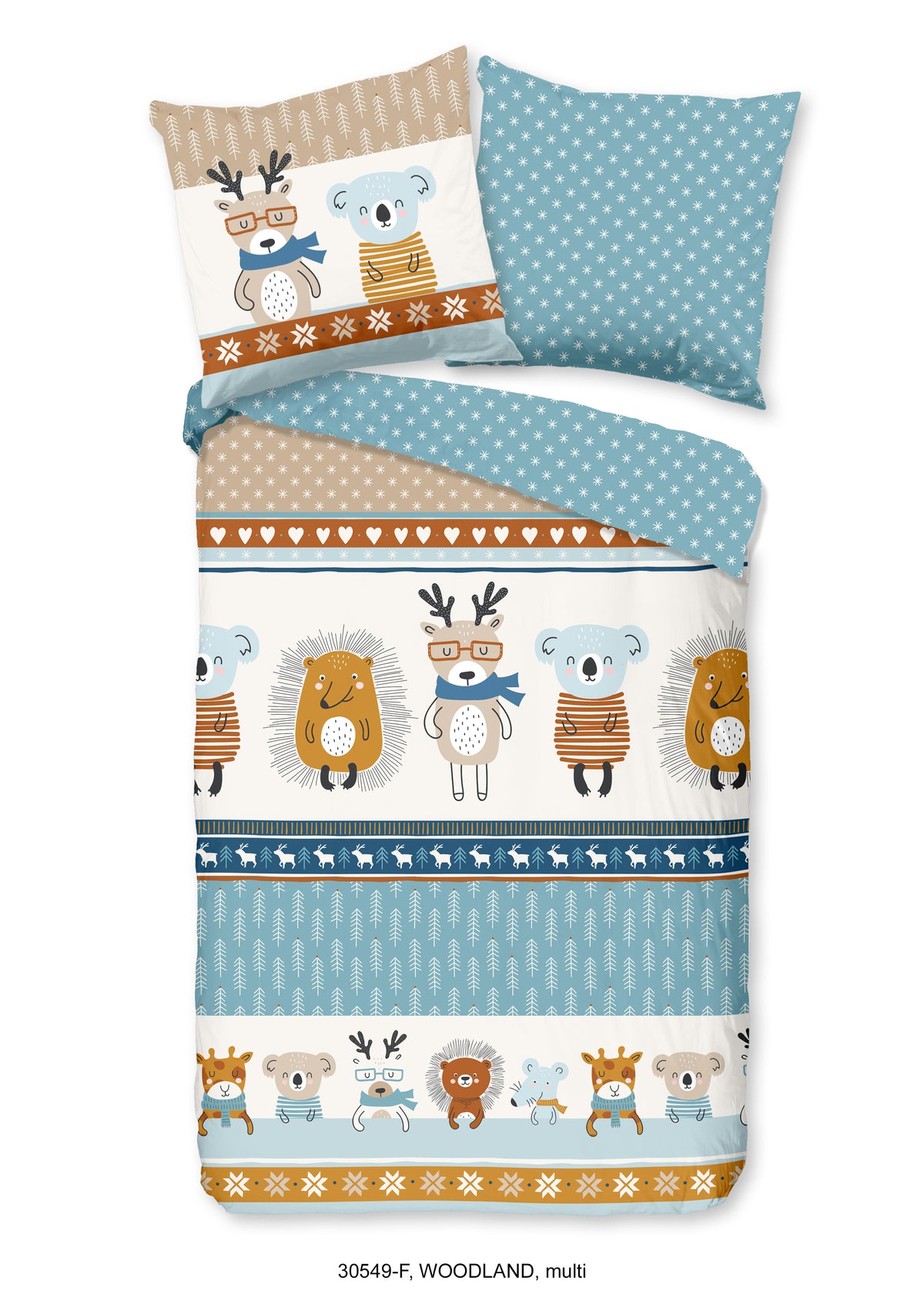 Guten Morgen Flanellen Kinderbecher bedecken "Woodland" - Multi - Rits